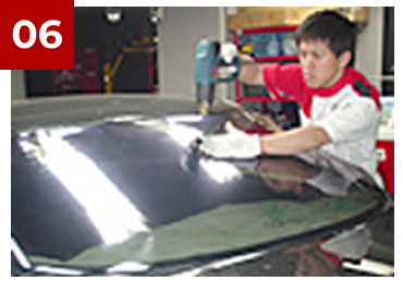 リアガラスの熟成型